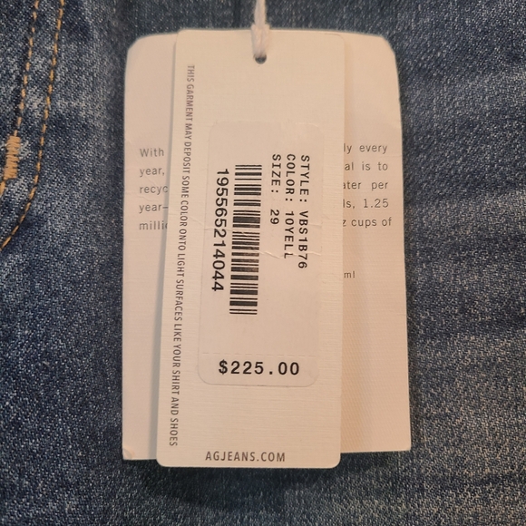 AG Adriano Goldschmied Alexxis Slim High Rise Vintage Slim Jeans -NWT - Picture 7 of 13